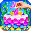 ไอคอน Mermaid Glitter Cake Maker