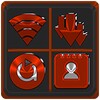 Red Orange Icon Pack icon