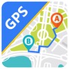 Gps navigation maps directions icon