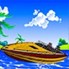 Speed boat river icon