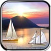 Galaxy S5 Sunset Boats icon