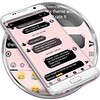 SMS Messages Bow Pink Pastel icon