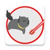 Laser for cats. Lazer pointer. Cat toy simulator icon