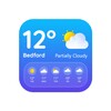 Local weather forecast: weather radar and wind map icon