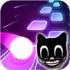 Cartoon cat - Hop tiles rush icon