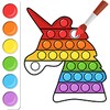 Pop It Coloring Book Game icon