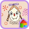 Excited Sophia Dodol Theme icon