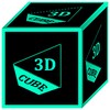 3D Teal icon