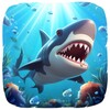 Angry White Shark Hunting Game icon