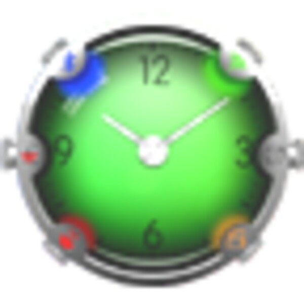 Colorful Glass Clock for Android - Download the APK from Uptodown