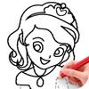 How To Draw Princess icon