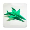 Icono de Origami Paper Airplane