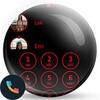 Theme Dialer Circle Black Red icon