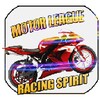 Motor league racing spirit icon