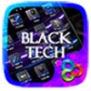 Black Tech Go Launcher Theme icon