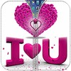 Pink Love Zipper Lock icon