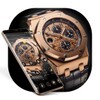 Gold Luxury Legendary Watch Theme icon