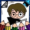 Icône Hogwarts HP Coloring