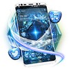 Icono de Blue Fractal Art Theme Launcher
