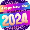 New Year 2024 Wishes GIF icon