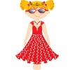 Dress up princess icon