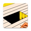 How to draw 3d drawings icon