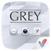 Grey V Launcher Theme icon