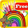 KIDS COLORING BOOK PONY icon