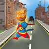 أيقونة Super Hero Cat Run