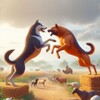 Dog Fighting Simulator 3D Game आइकन