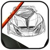 Car Sketch Drawing icon