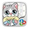 Pillow Cat GO Launcher Theme icon