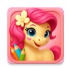 Icono de Pony Coloring Book