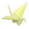 Origami paper art icon