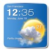 أيقونة Digital Clock Weather Widget