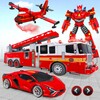 Icono de Firefighter Robot Transforming