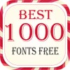 Best 1000 Fonts Free icon