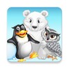 Kids puzzles, feed the animals icon