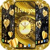 Gold Hearts 4K Wallpaper icon