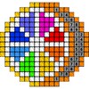 Numbering cross-stitch icon