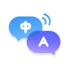 Icon von Video voice translate