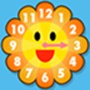 Sunflower clock icon