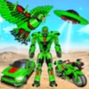 Flying Hawk Robot Car Game icon