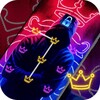 Neon Crown - App Lock Master Theme icon