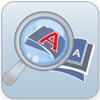 Extreme magnifying glass icon