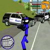US Police Stickman Rope Hero icon