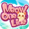 Meow- One line icon