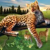 Cheetah Wild Life Hunting Sim icon