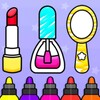 Glitter Beauty MakeUp Coloring icon