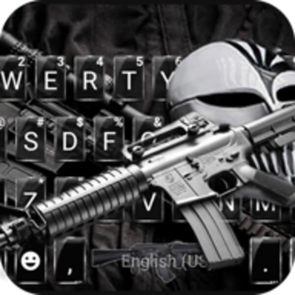 Gun Skull Mask Keyboard Theme for Android - Download the APK from Uptodown
